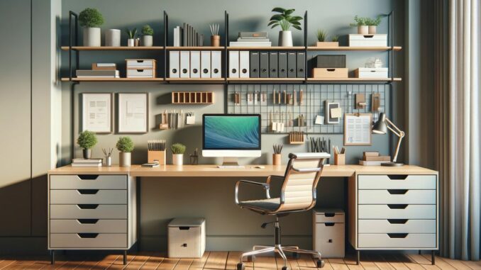 rangement bureau Comment optimiser le rangement d'un bureau ?