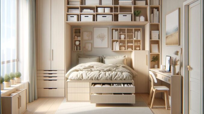Comment gagner du rangement dans une petite chambre ?
